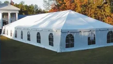 20 ft Section Cathedral Window Side Curtain