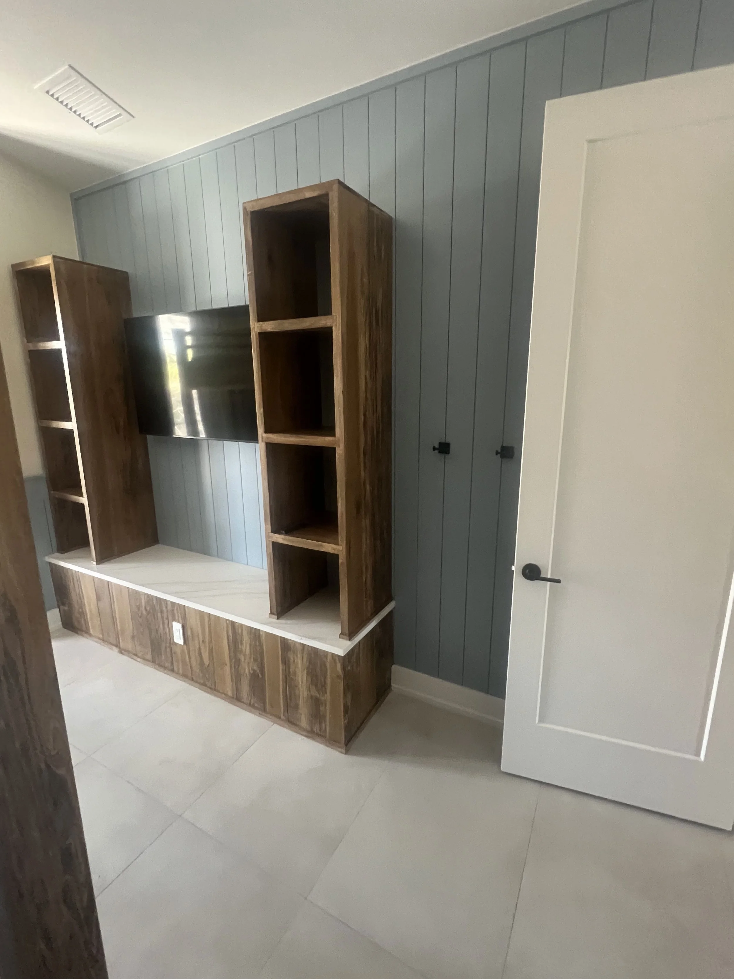 Built-in shelving and cabinetry — Project 01.
