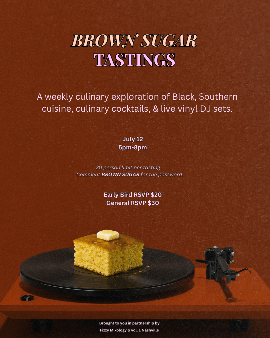 Brown Sugar Dinner Tasting