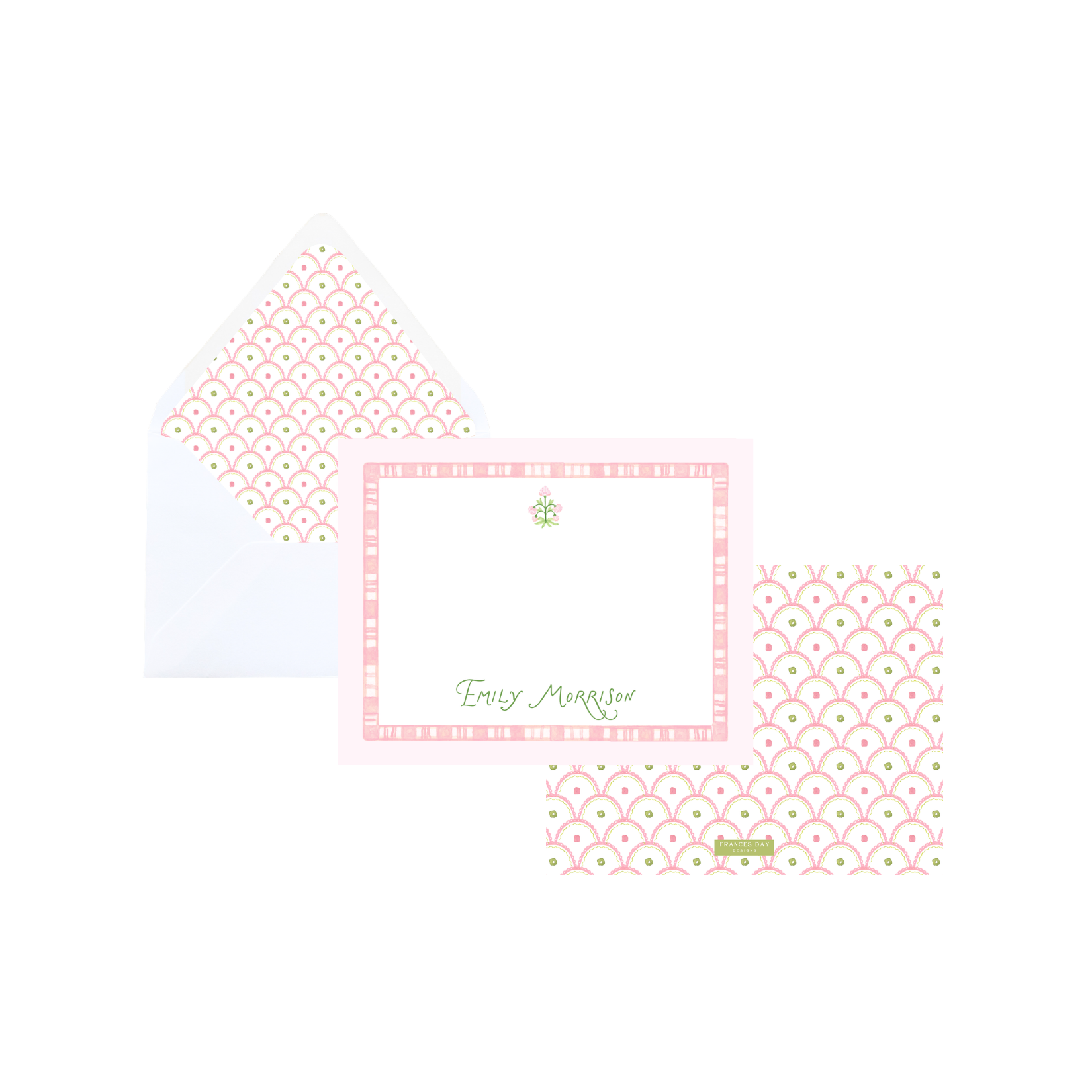 The Garden Dot Notecard