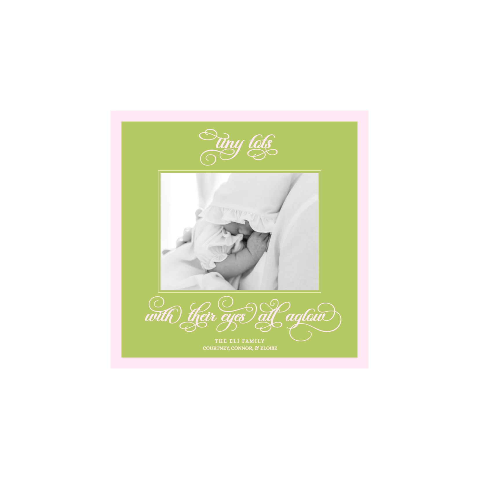 The Tiny Tots Square Card