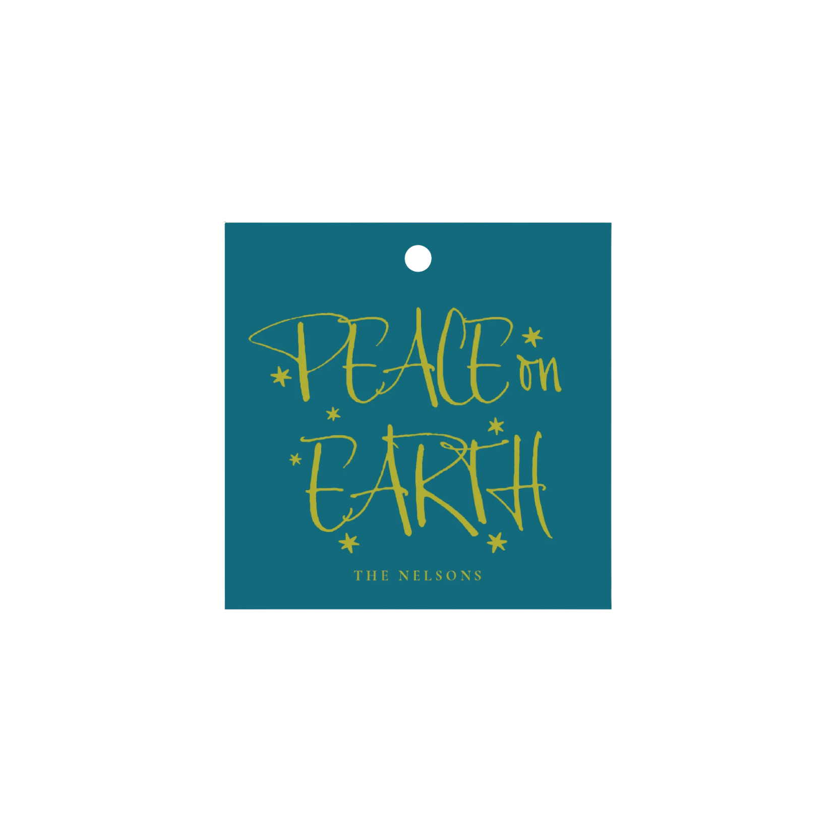 The Peace Square Gift Tag