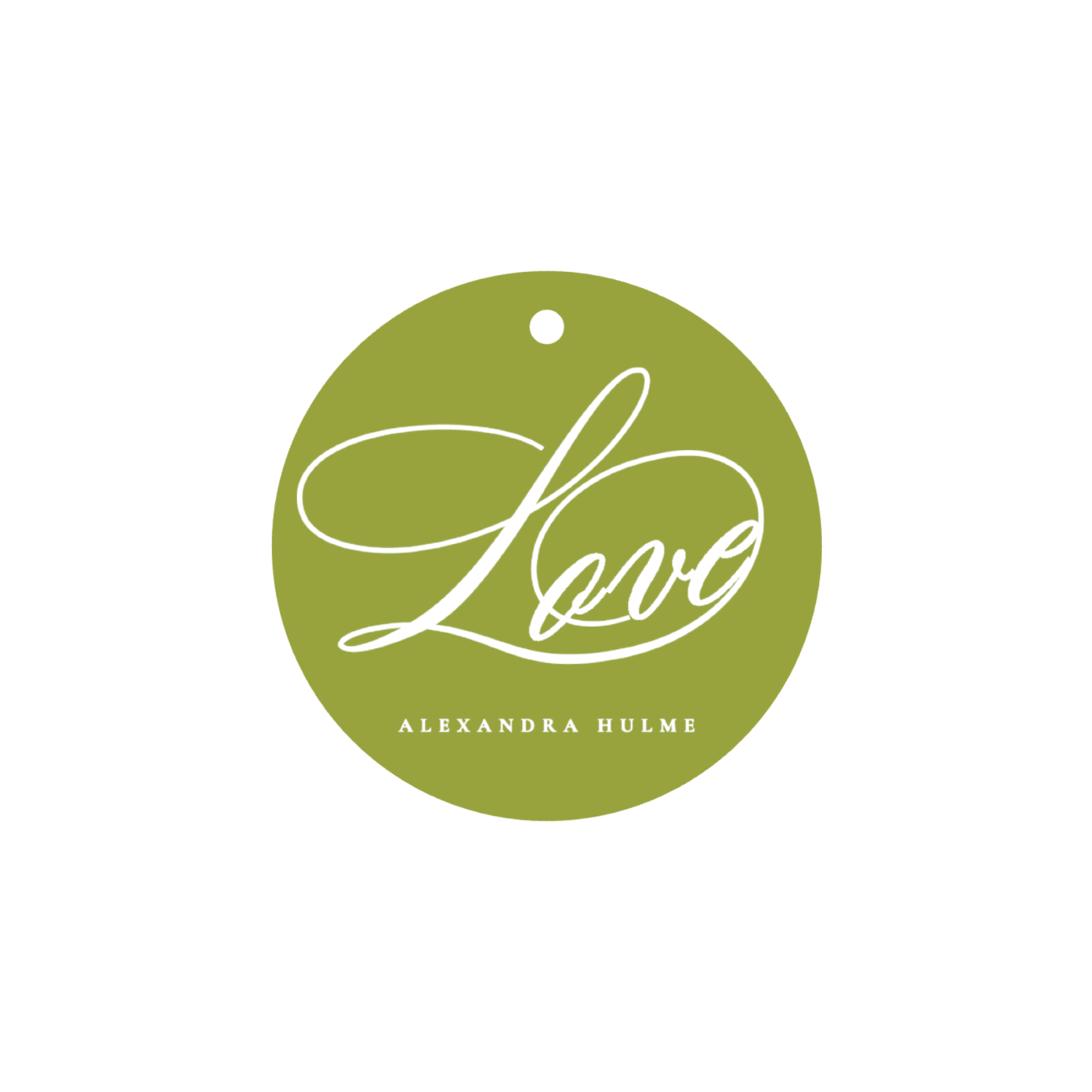 The Love & Cheers Circle Gift Tag