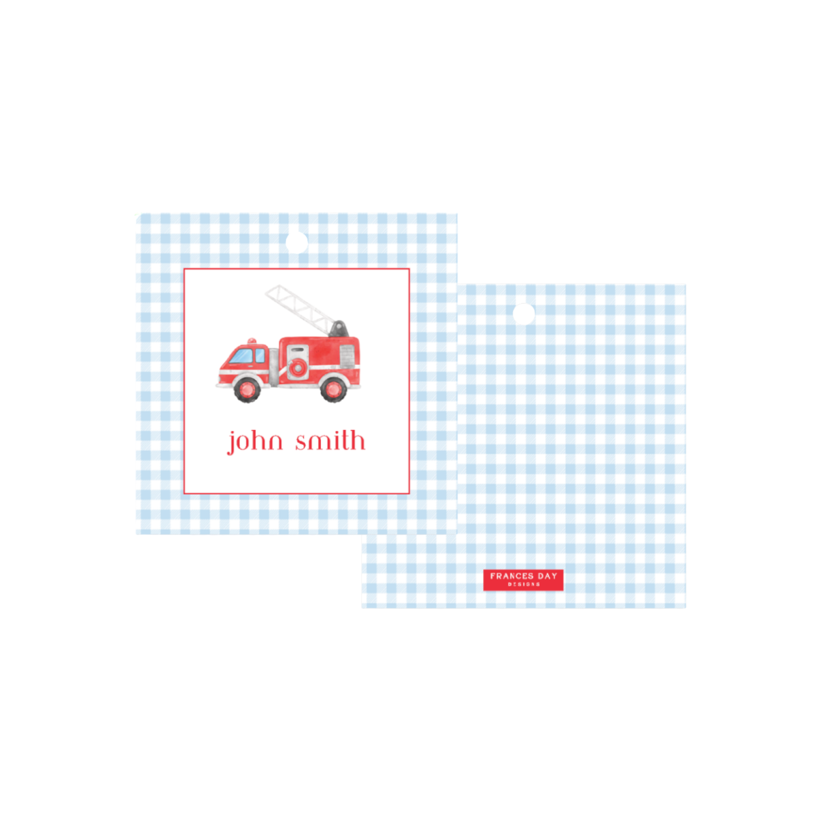 The Little Boy Square Gift Tag