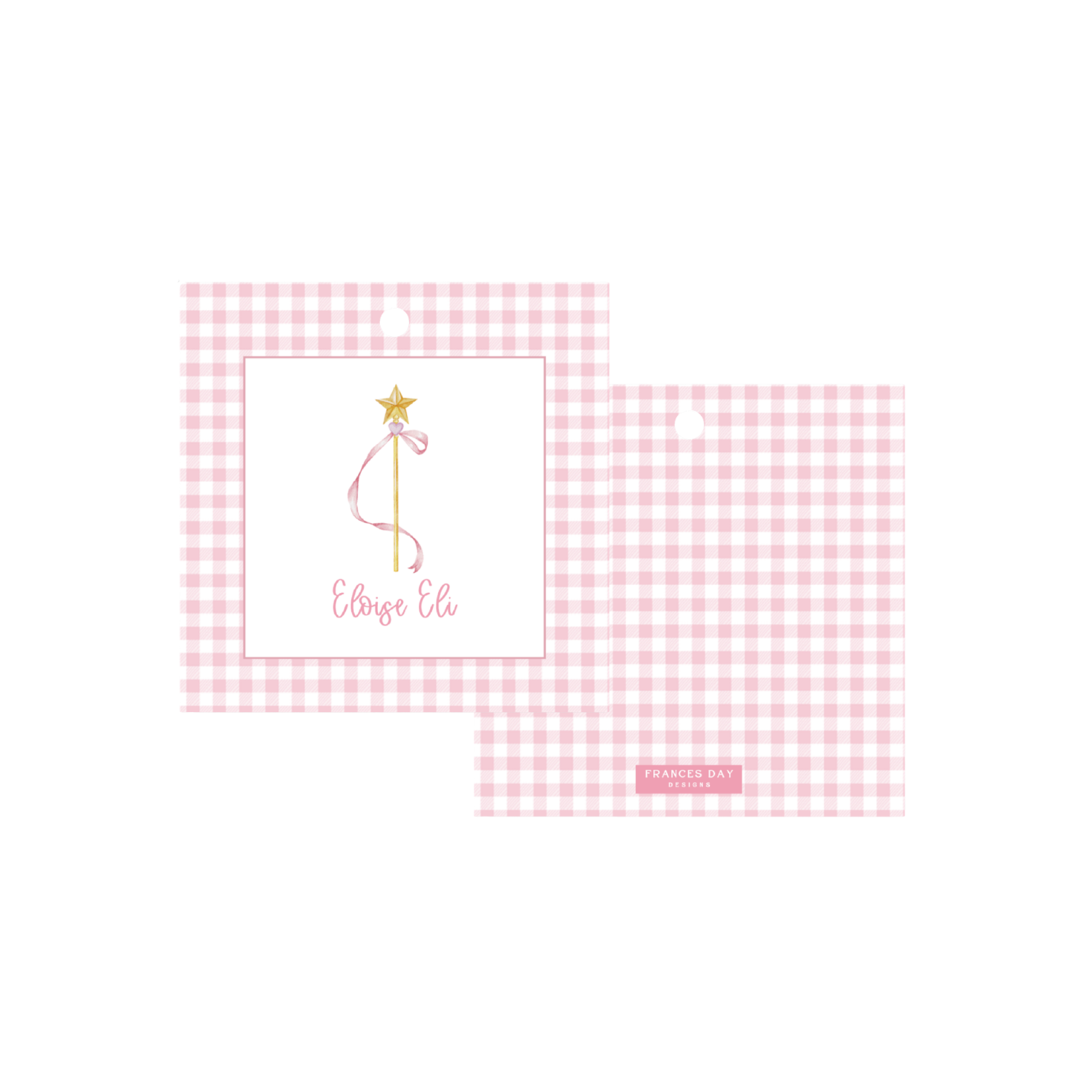 The Little Girl Square Gift Tag