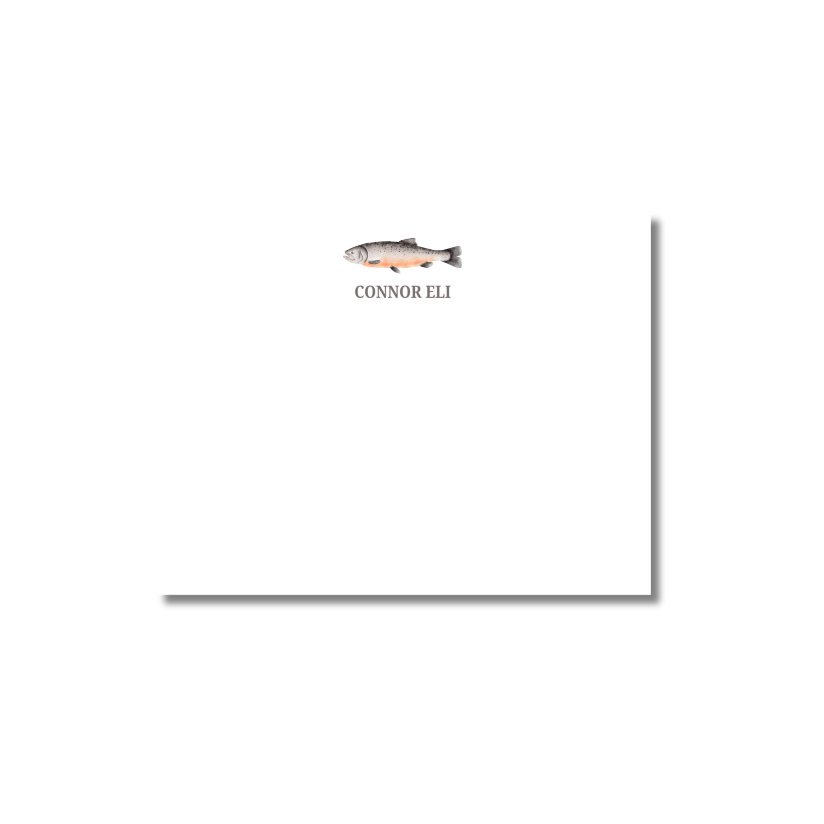 The Trout Notecard