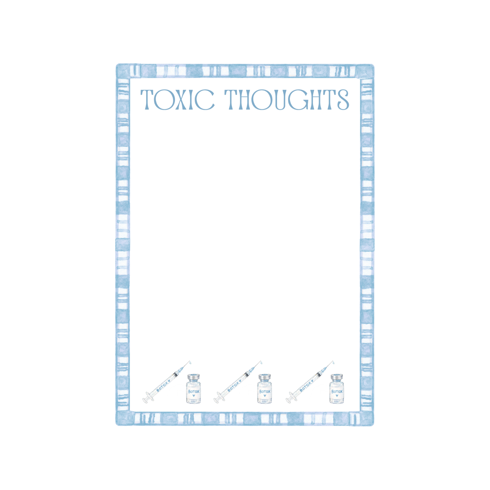 The Botox Notepad