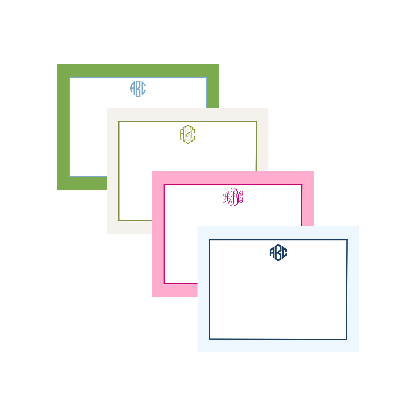 The Monogram Notecard