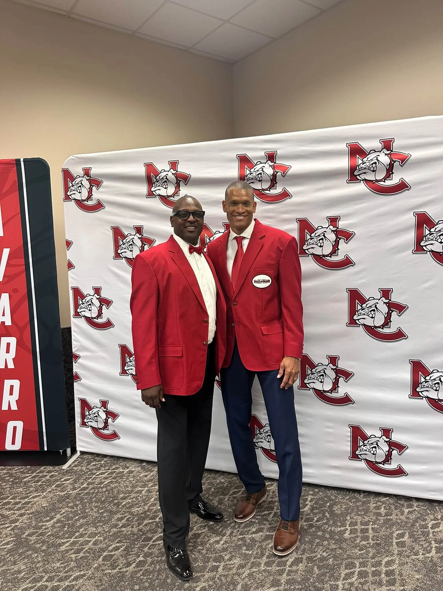 Ruben Garces, Leroy Fields at the Navarro College Hall of Fame Induction 9-26-26