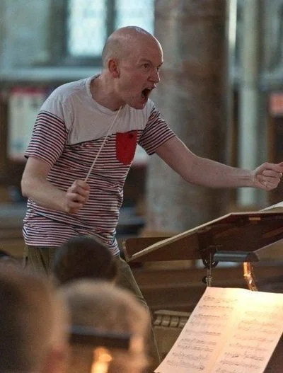 Neil Moore in rehearsal