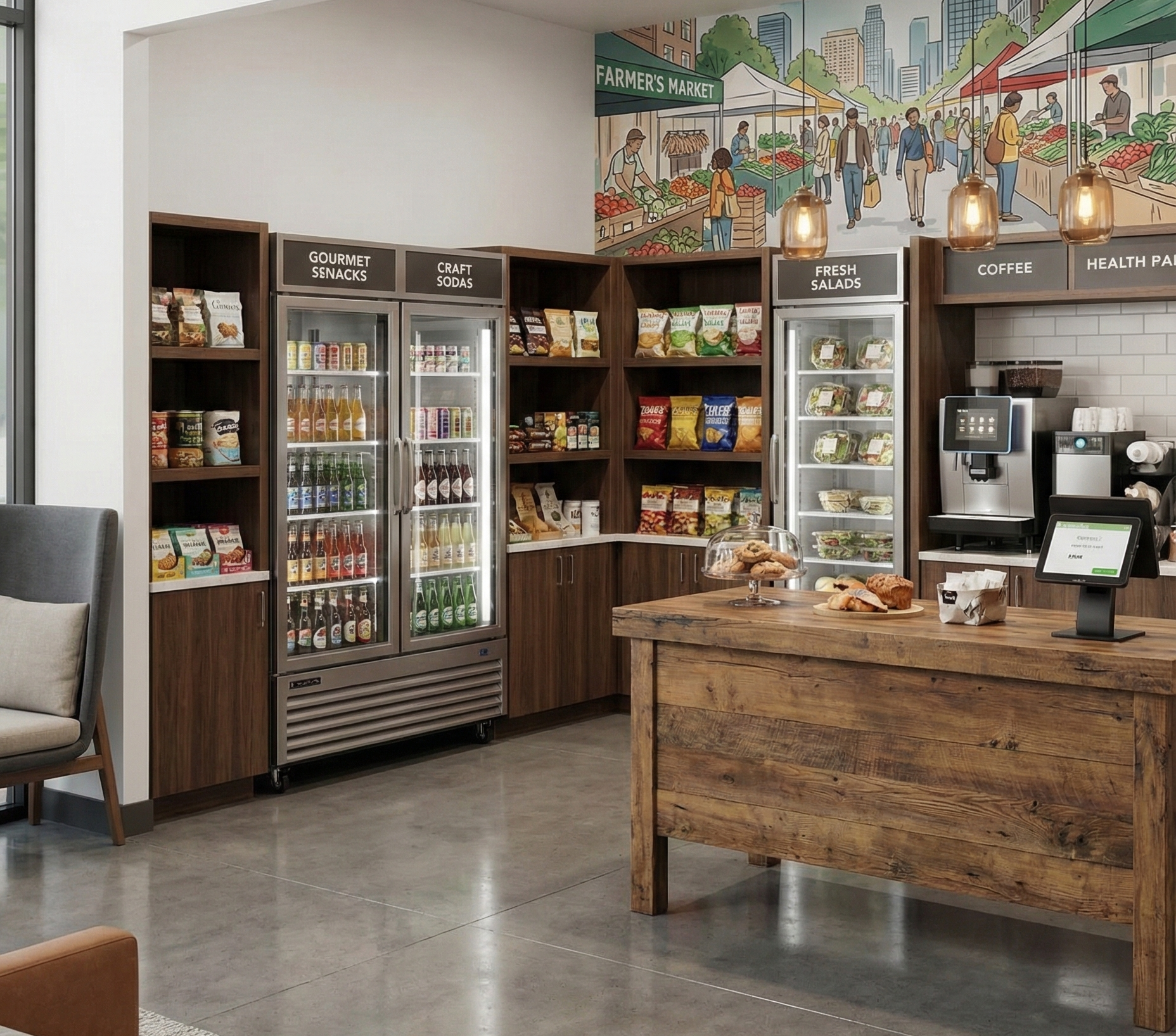 How Much Does It Cost to Get Vending or a Market at Your Workplace?