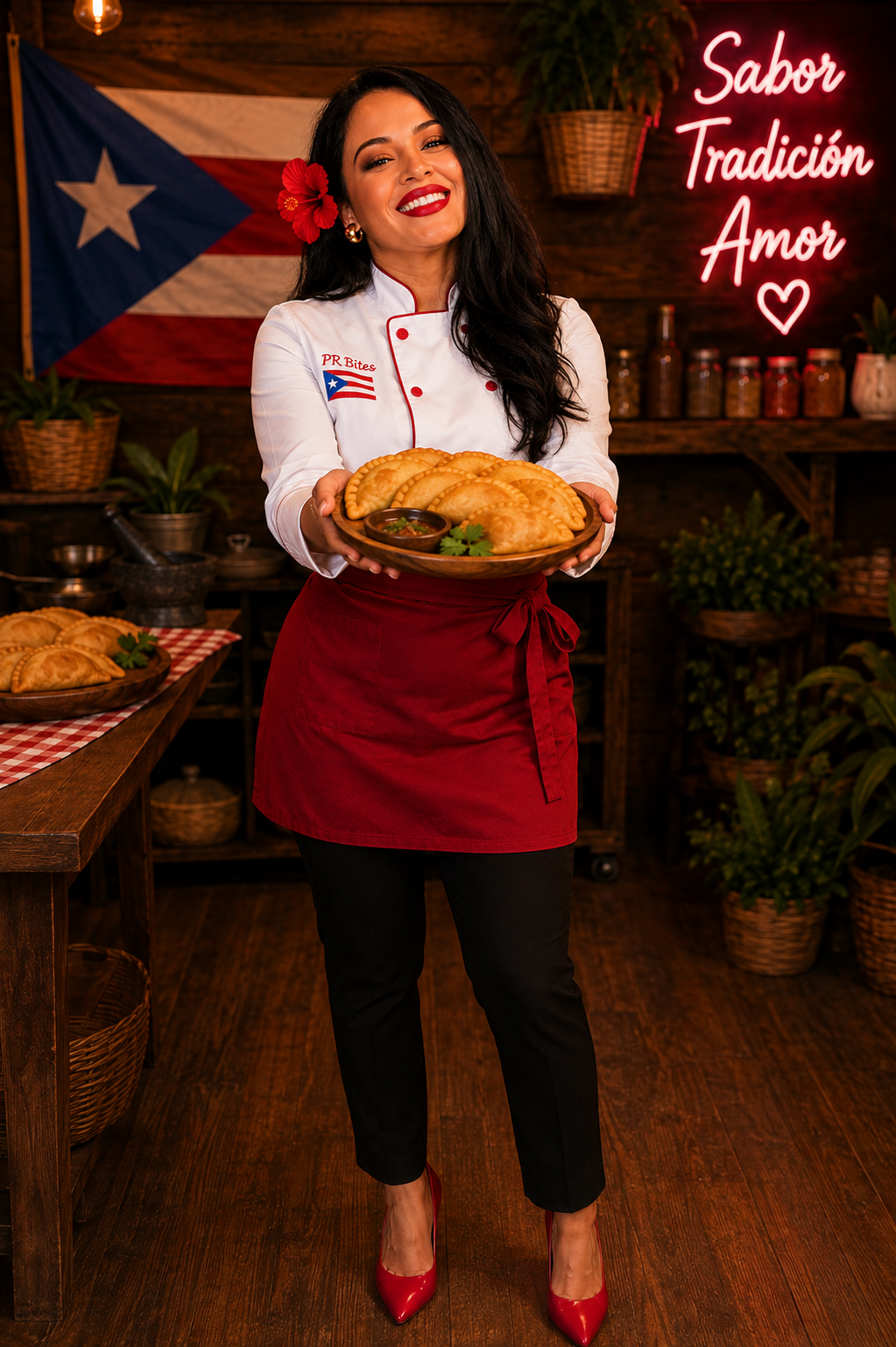 Laurie Holding Empanadas