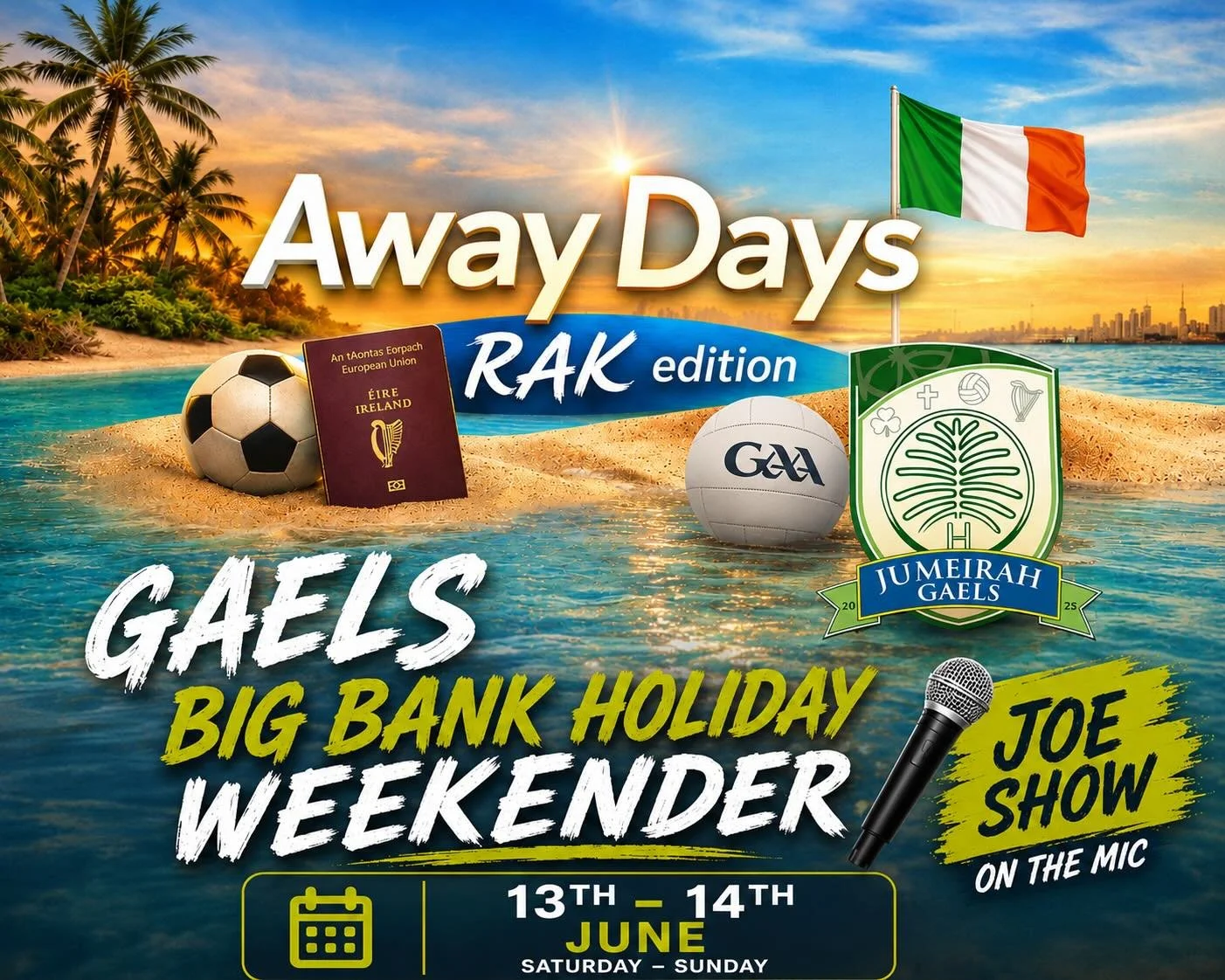 Looking for some last-minute Bank Holiday weekend plans? 🍀

We&rsquo;ve still got a few spots remaining on this weekend&rsquo;s trip! Whether you&rsquo;re a Gaels member, not a member yet, or thinking about joining next year, this is the perfect cha