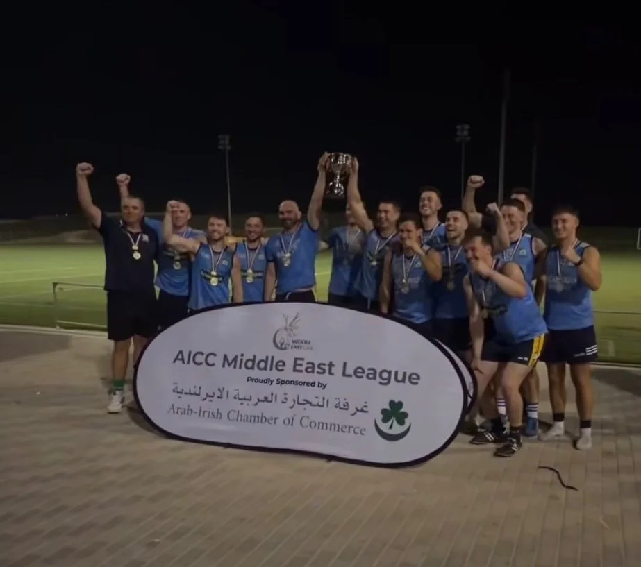 Tough few weeks but great to be crowned the Best men&rsquo;s senior football team in the region @mccaffertysjvc @mccaffertysalfurjan @mccaffertyswafi @alchemy_search @solasmiddleeast @middleeastgaa.pro