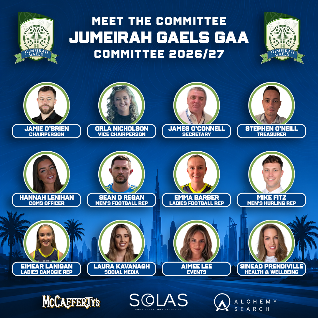 Welcoming Our New Jumeirah Gaels Committee