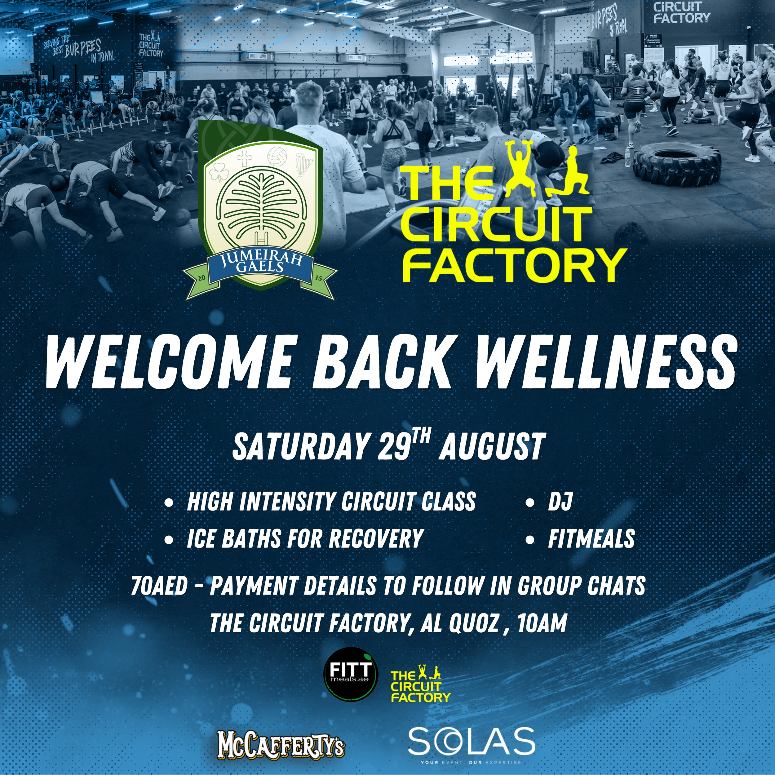 Jumeirah Gaels Welcome Back Wellness!
