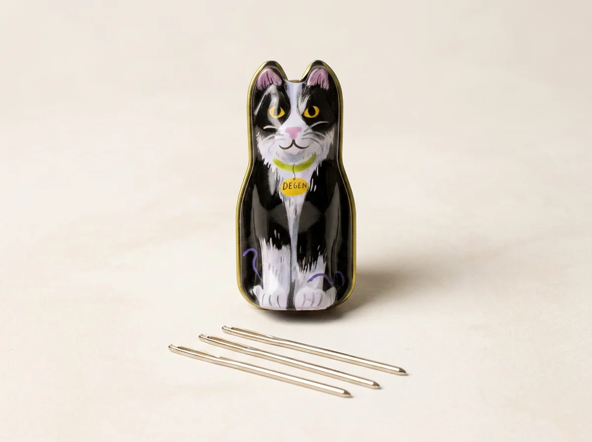 tin cat + tapestry needles
