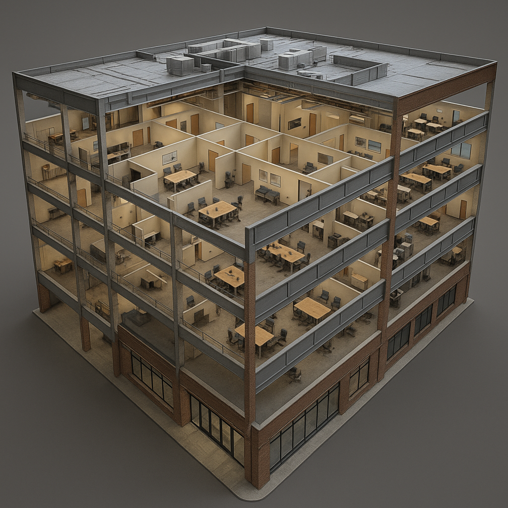 Captures real-world spaces as interactive digital models