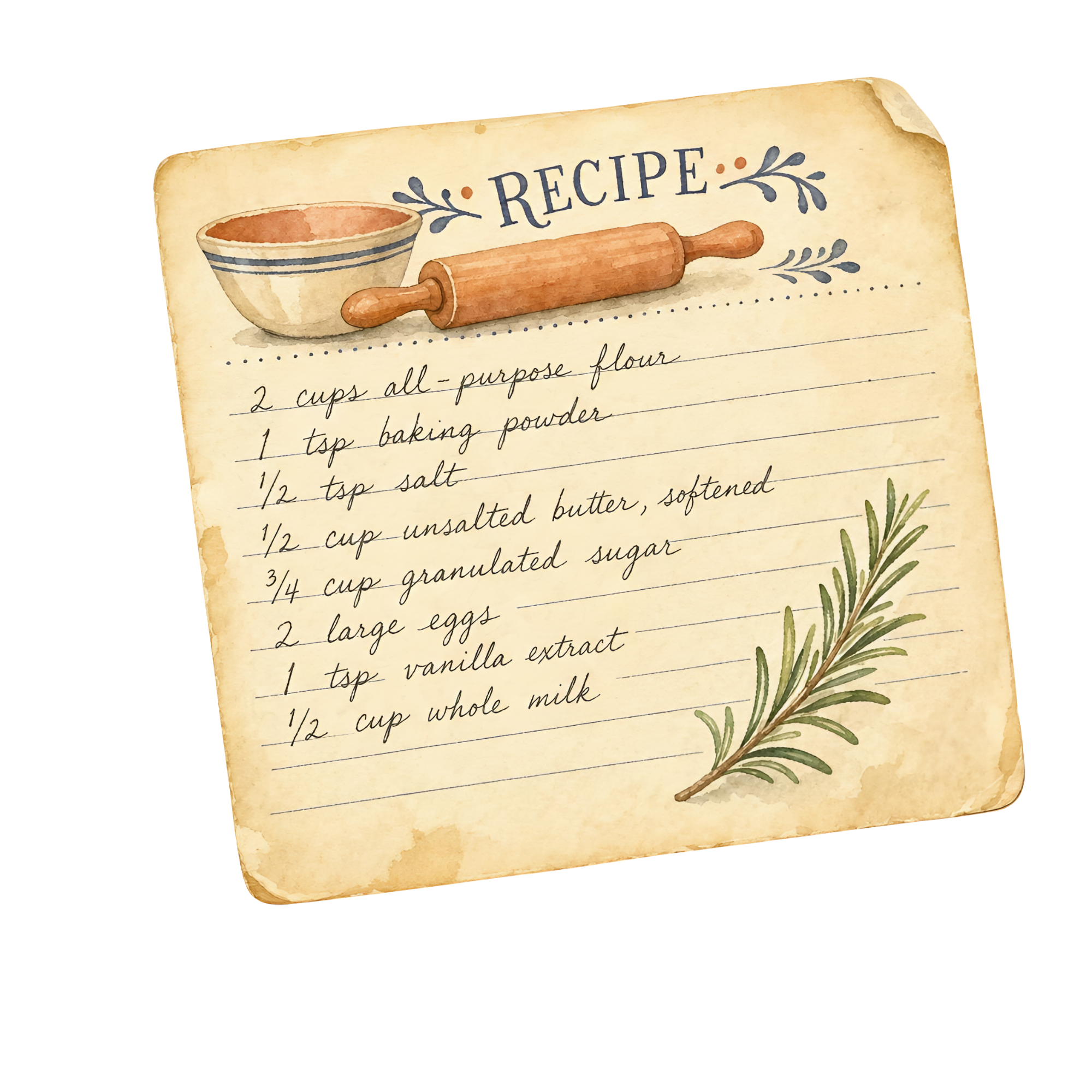 The Recipe –
Something to gather around
A simple recipe for the table, because some of God's sweetest gifts are found in good food and honest conversation.