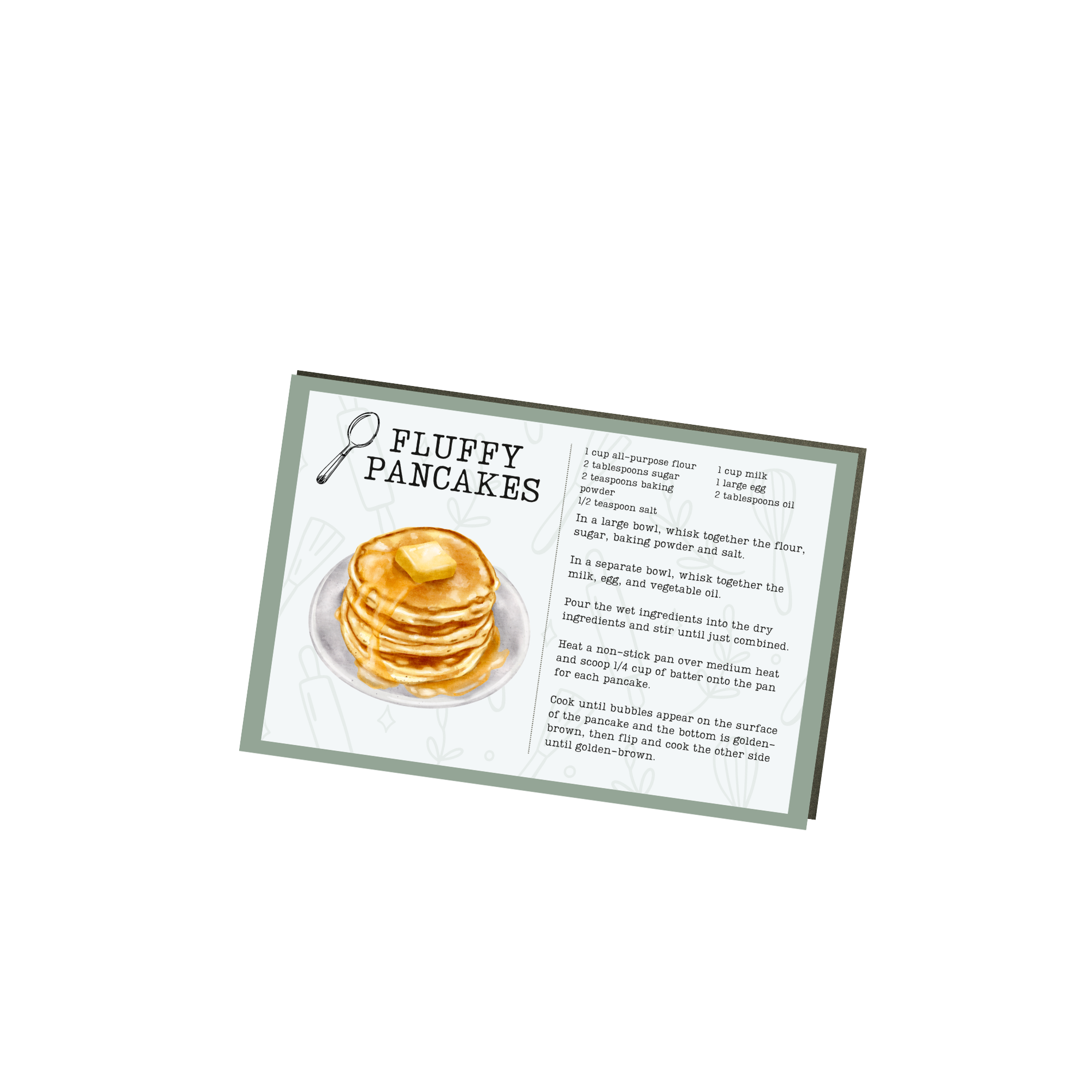 The Recipe – Something to gather around A simple recipe for the table, because some of God's sweetest gifts are found in good food and honest conversation.