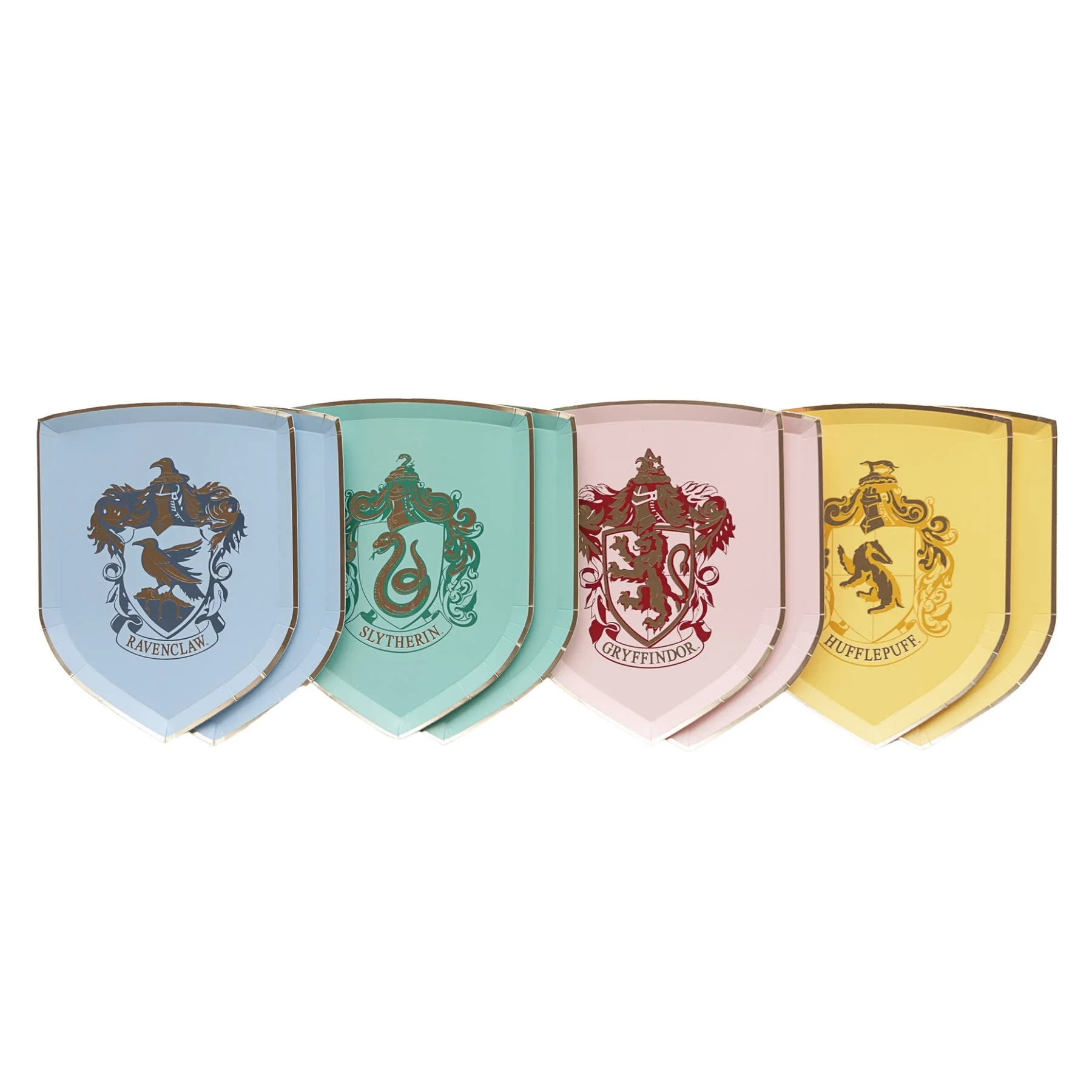 Harry Potter House Pride Party Plates (Set of 8)