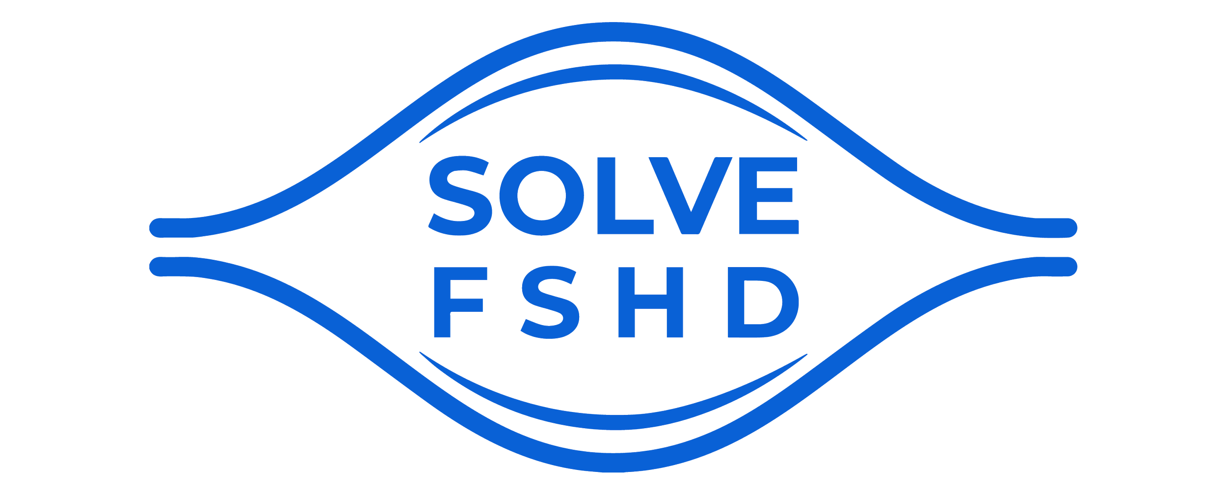 SOLVE FSHD Logo in blue and black