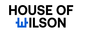 Icon of a bar chart with three vertical bars in blue.