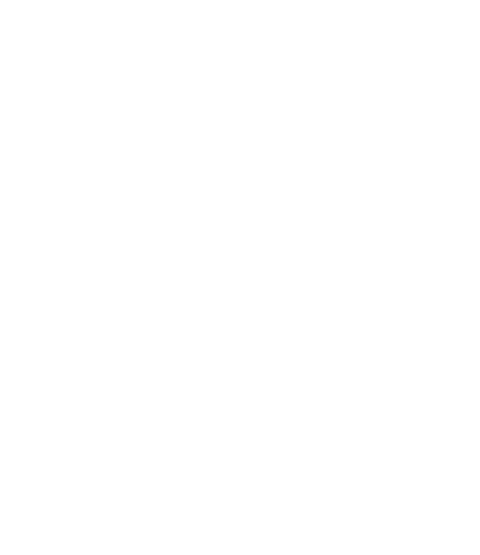 White outline drawing of a flower with a bee flying nearby on a black background.