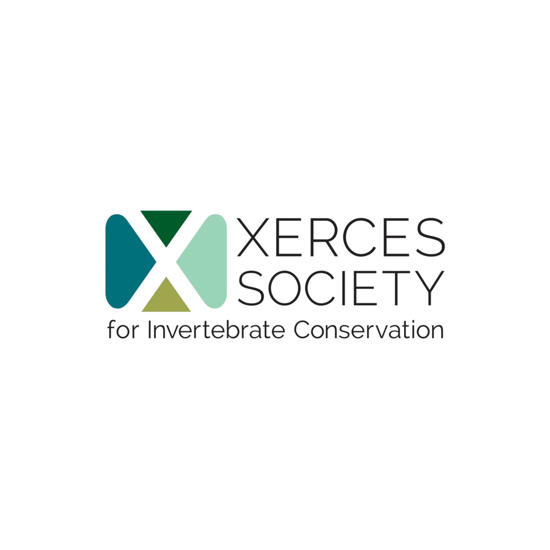 Logo of Xeros Society featuring a stylized letter M in shades of green and blue, with the text 'XEROS SOCIETY' and a slogan 'for Invertebrate Conservation' underneath.