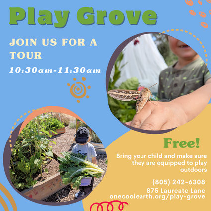 Play Grove flyer about scheduling a free tour.