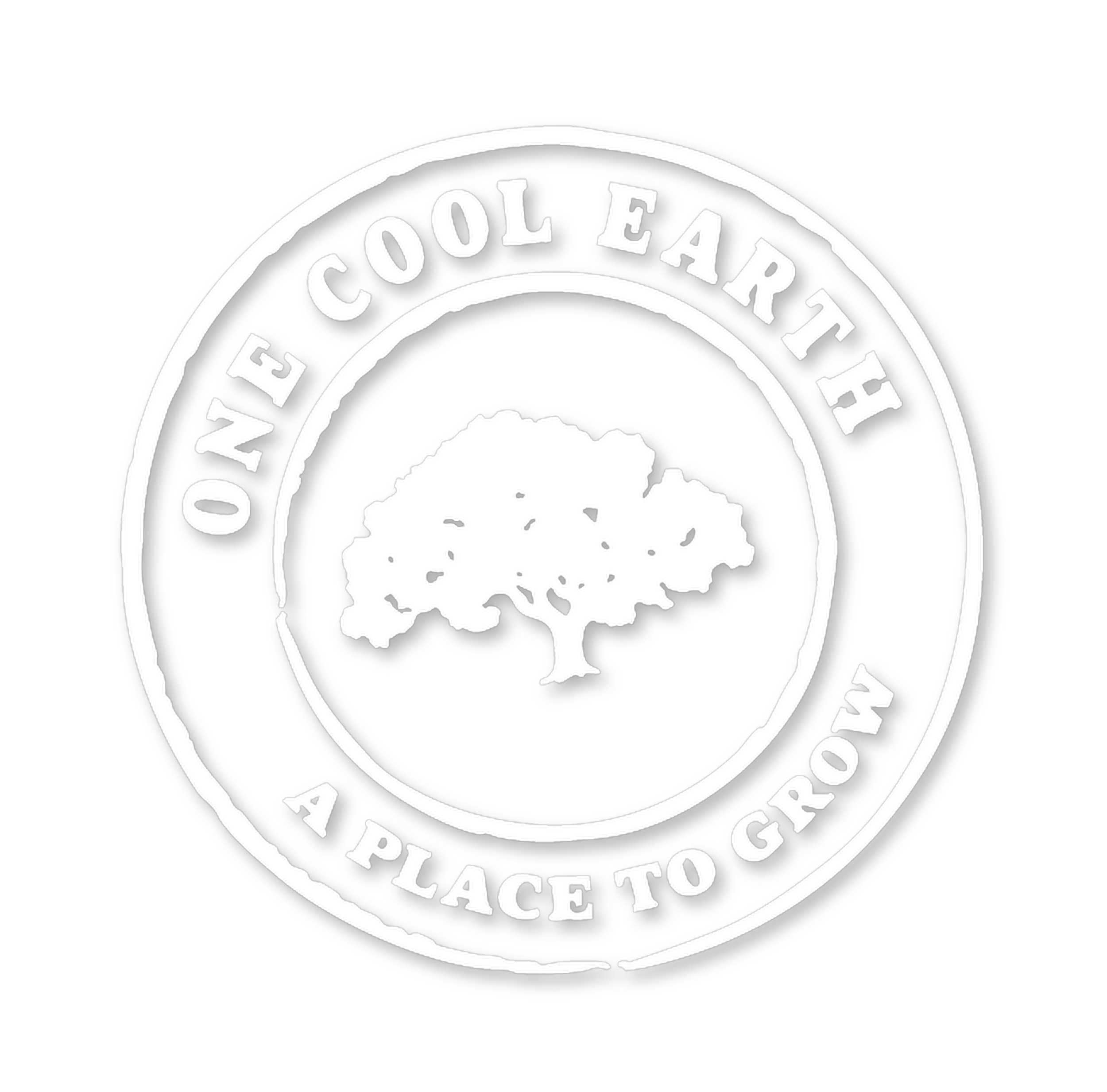 Black circular logo with a white skull in the center and text around it that reads "WELCOME TO PEACE TO" and "ECOOL EARTH".