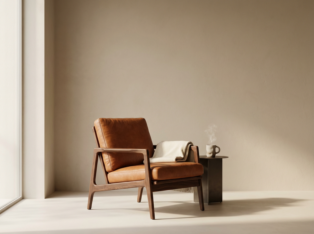 Leather Lounge Chair