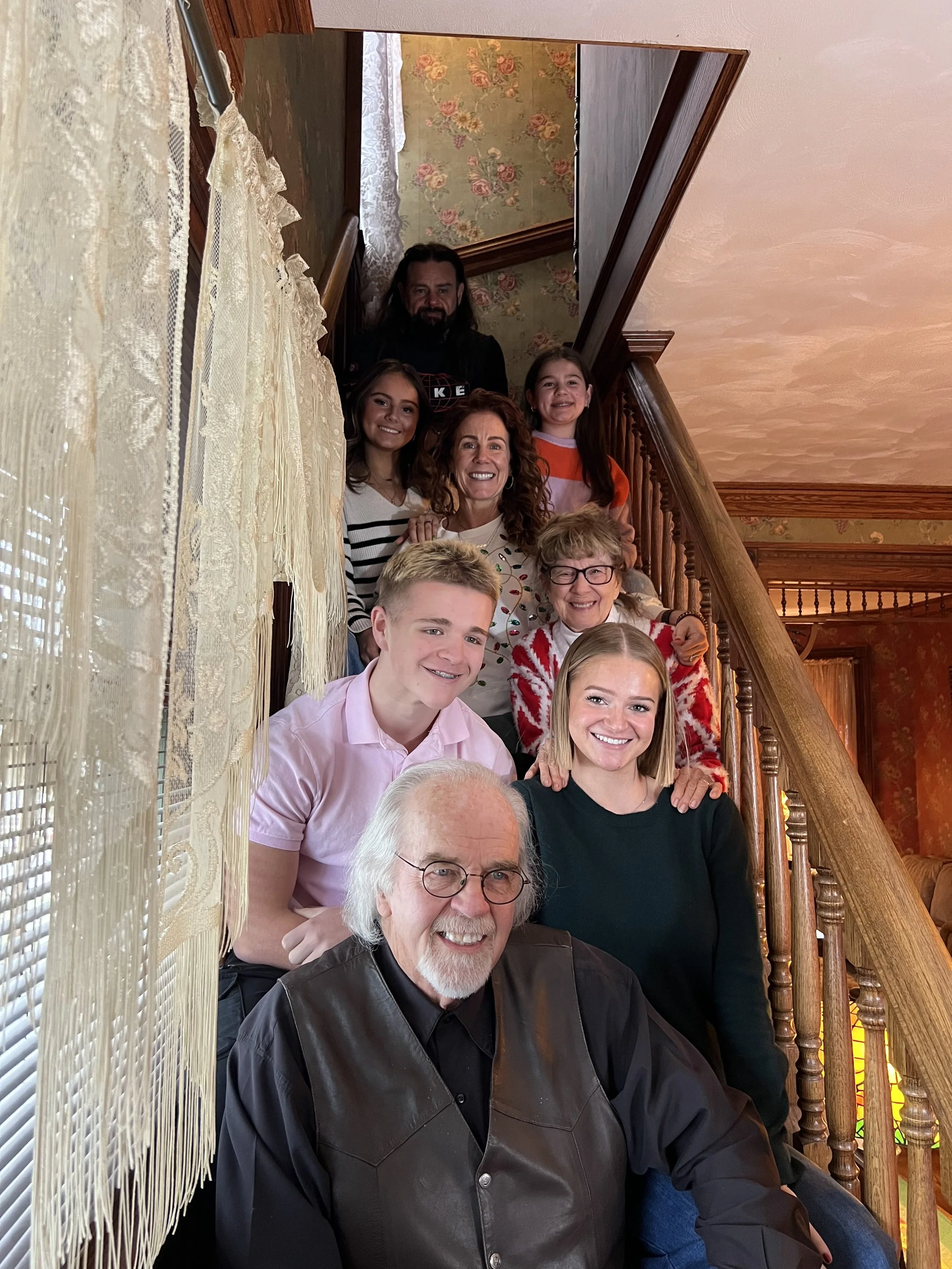 Dr. John Graham and his family. Nothing was more important to Dr. Graham than his family. Love leaves a legacy. 