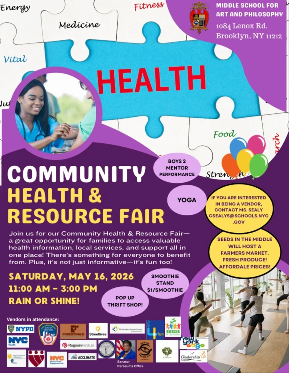 Community Health & Resource Fair!!!