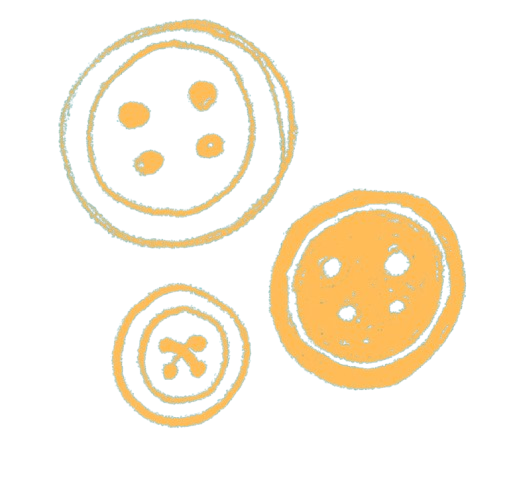 Illustration of a pizza cutter, a slice of pizza, and a bowl of new potatoes.