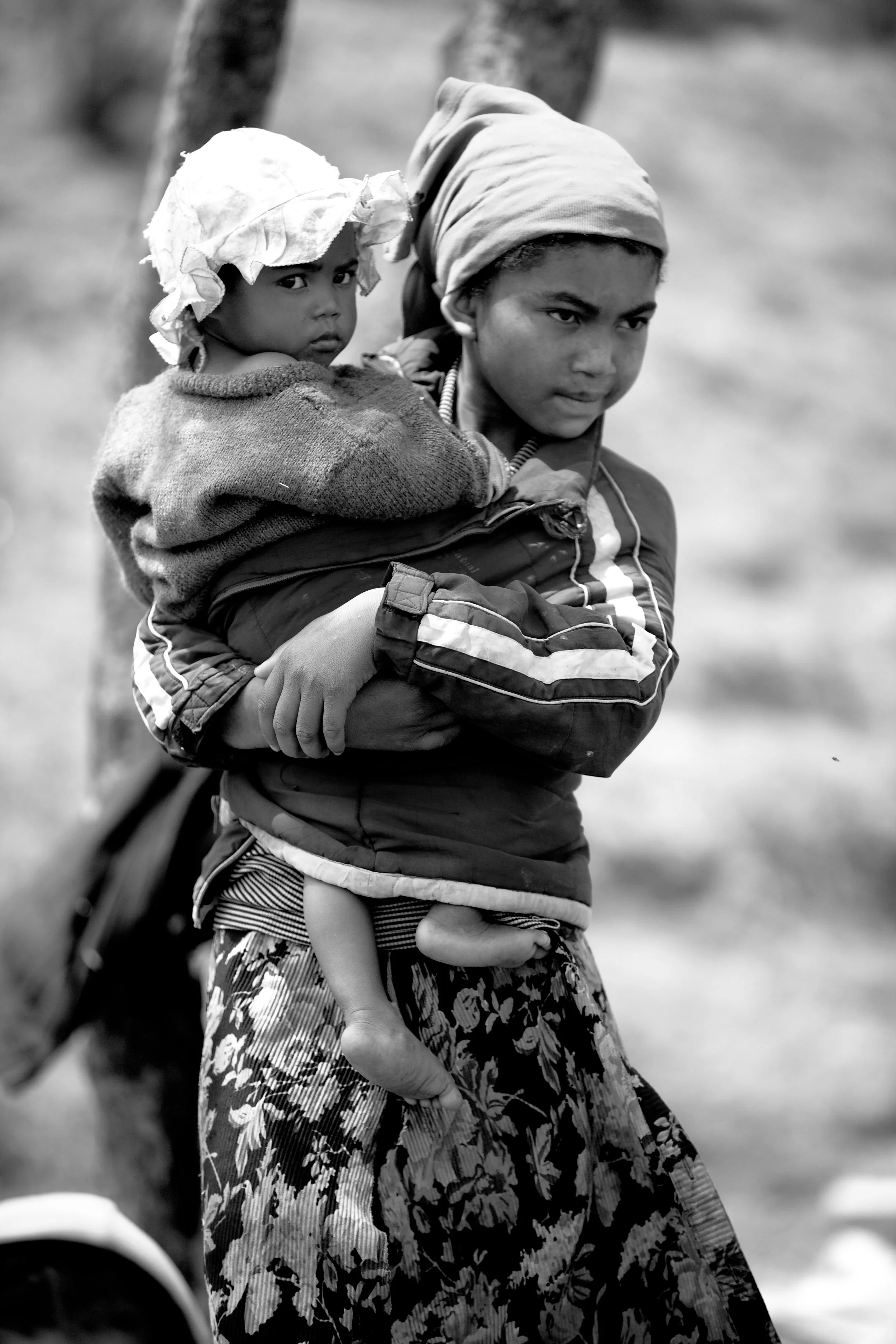 Madagascar mother and child