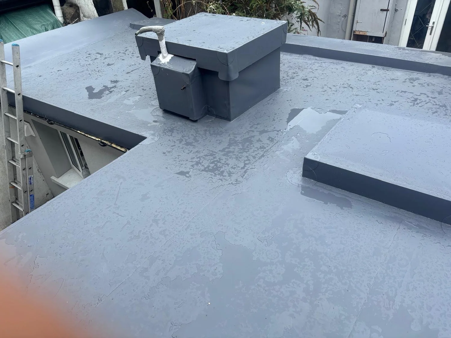 Completed PVC roof installation in Cork City
