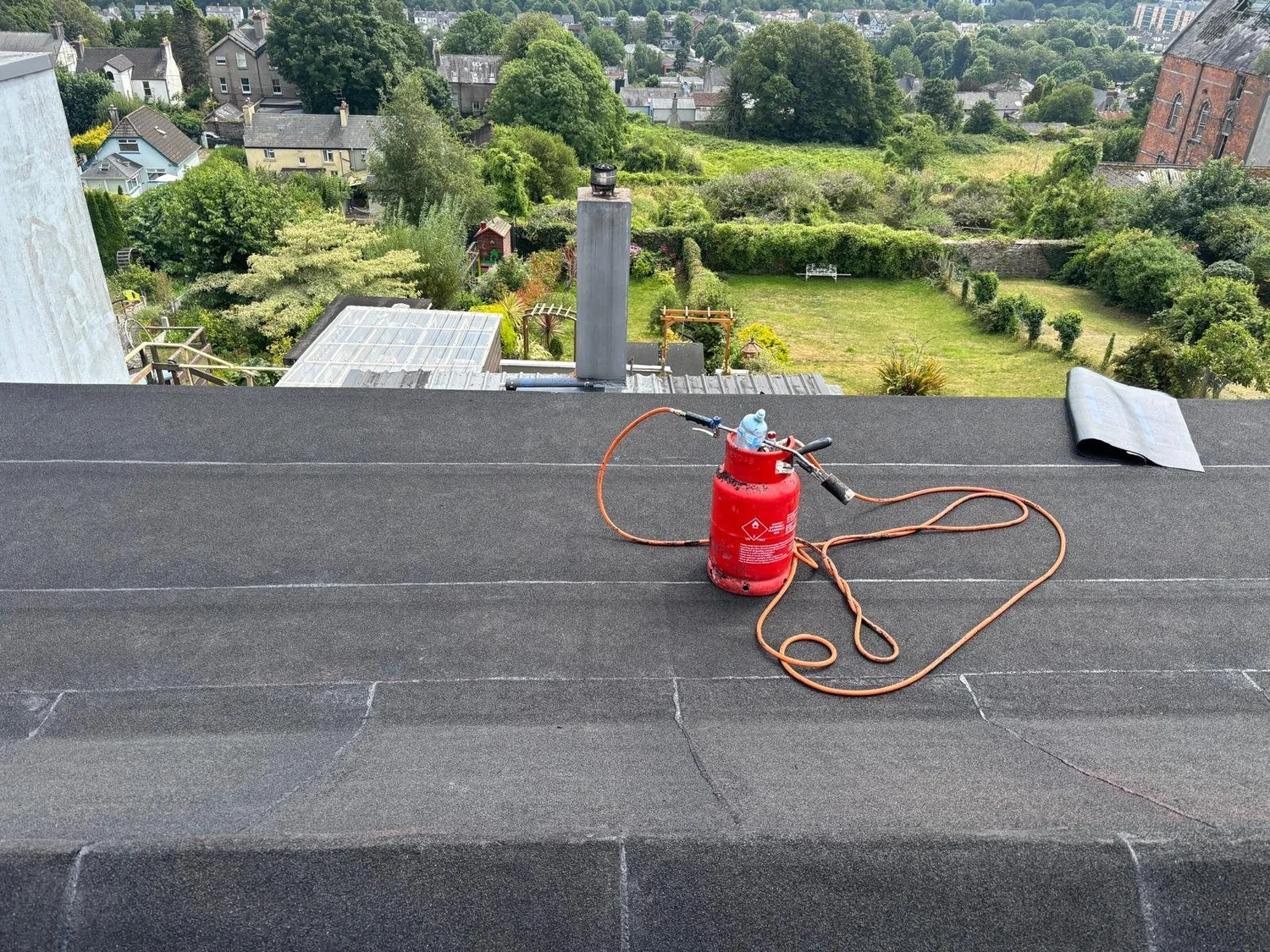 Completed felt roof refurbishment on Blarney Street