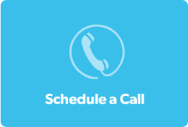 Blue background with a white telephone icon and the text 'Schedule a Call'.