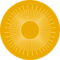 A sliced orange displaying its inner segments and juice vesicles