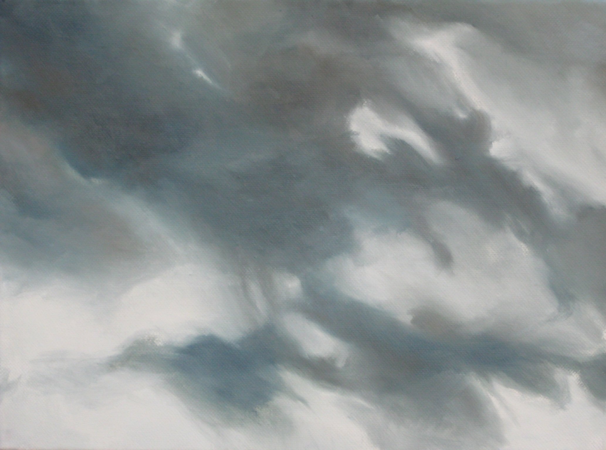 Cloud Cover - Oil on Canvas - 9" x 12" - $400