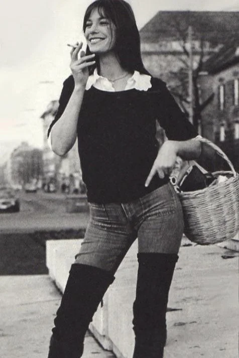 Jane Birkin. Celine FW20. Ph: Vogue. 