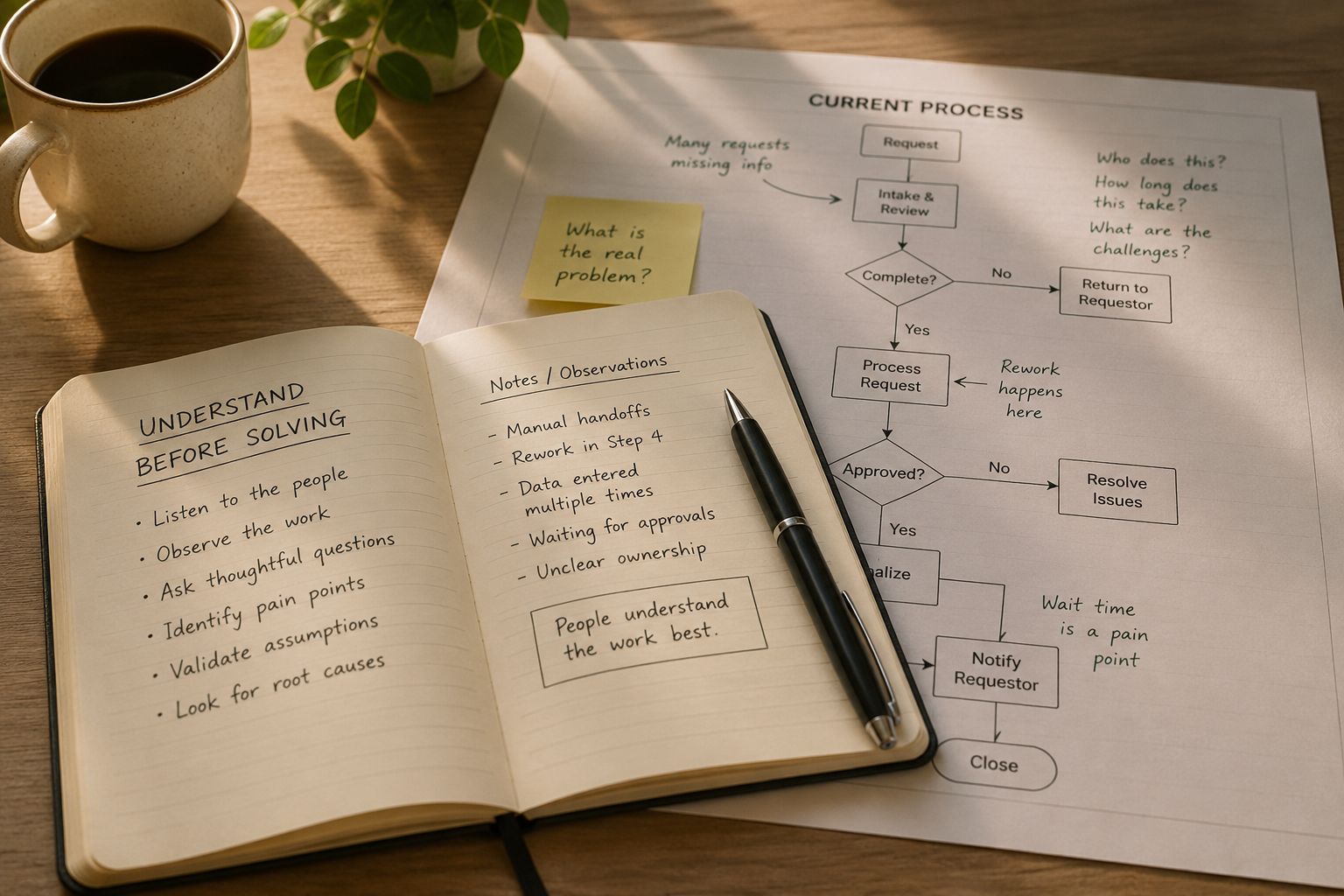 Understanding the Work Before Solving the Problem