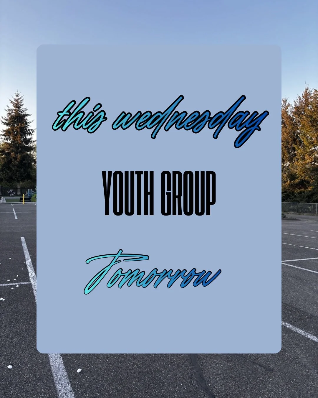 see you tomorrow for more tomfoolery and learning about Jesus ‼️
