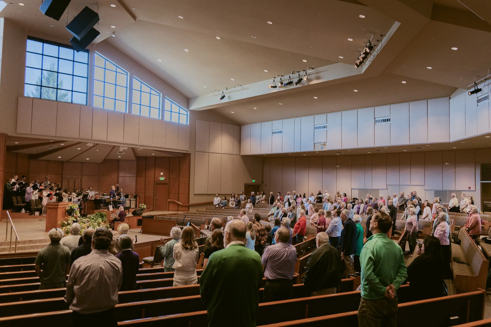 New Hope Sunday Service Sanctuary Intergenerational Family Worship