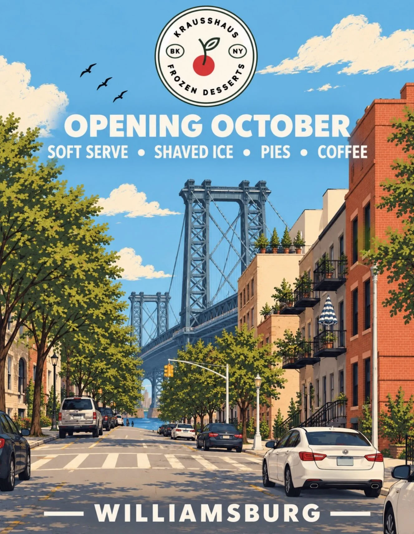 Views from the shop! See you all in October &hearts;️