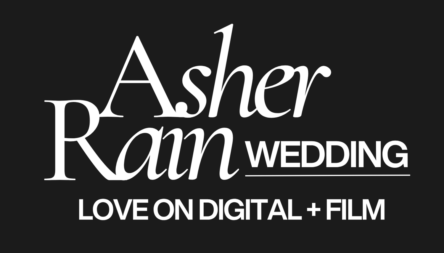 asher rain wedding