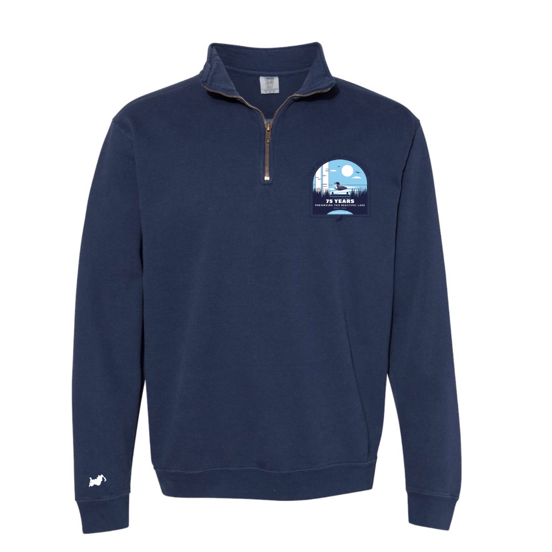 75th Anniversary Adult Quarter Zip Sweatshirt