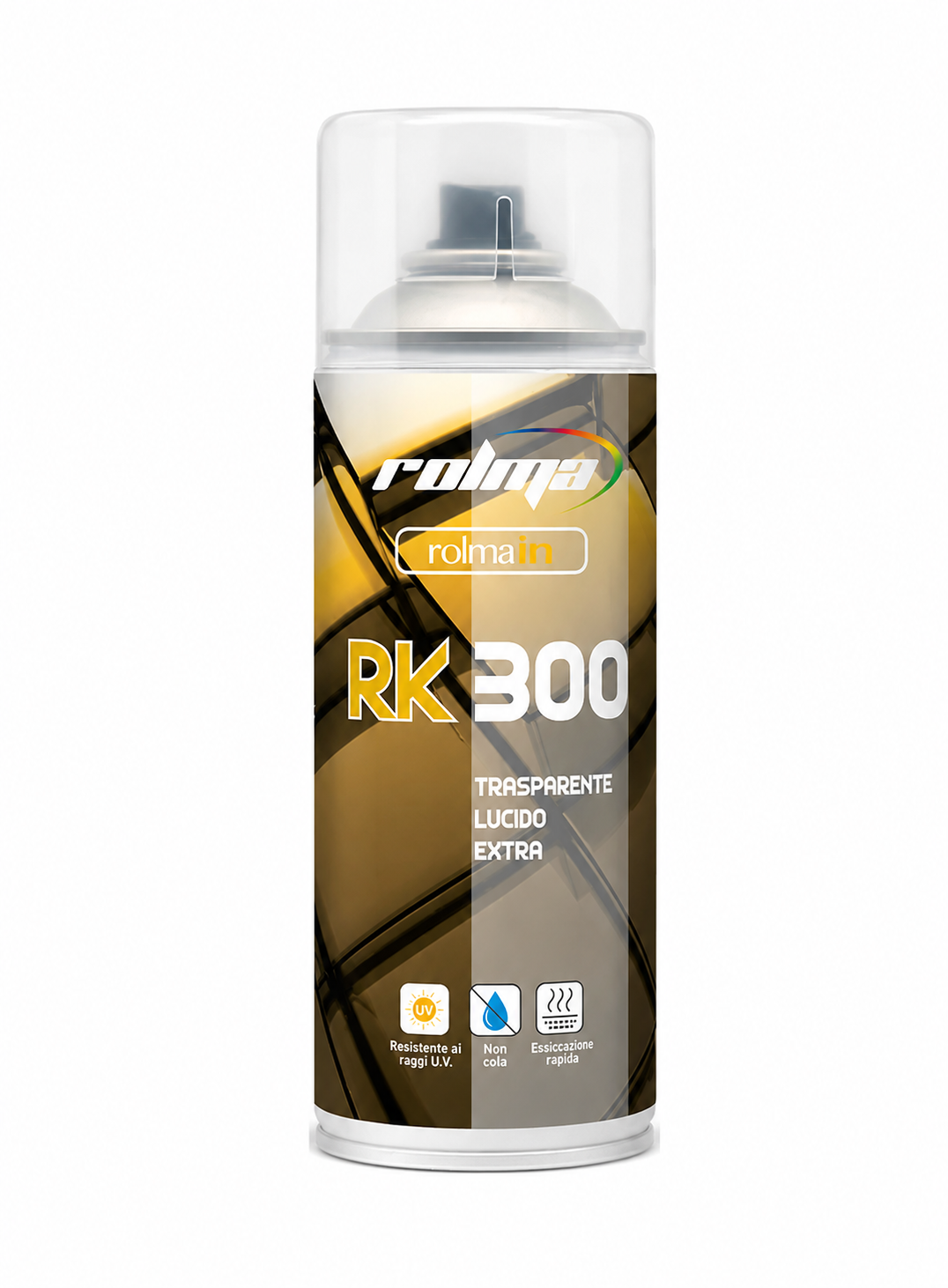 Rolma RK300- Trasparente lucido monocomponente spray