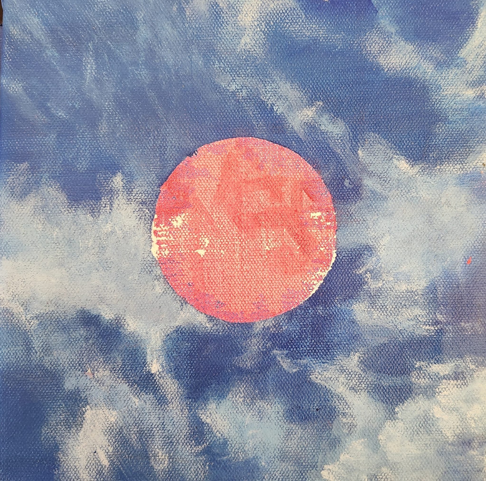 dot series, acrylic on canvas, 20x20, 2026